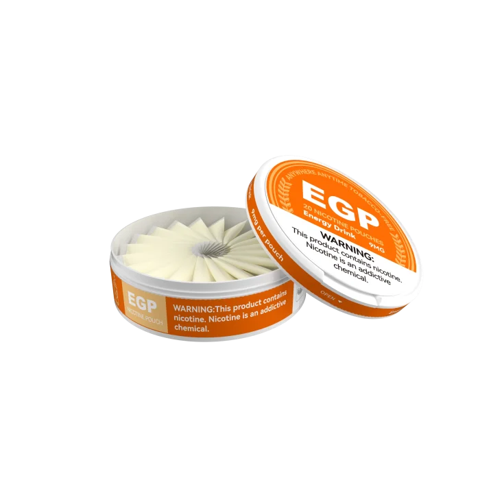 EGP Energy Drink nicotine pouches, 9 mg can