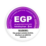 EGP Grape nicotine pouches, 6 mg can
