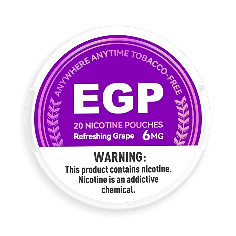 EGP Grape Nicopods, 6 mg can