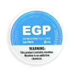 EGP Ice Mint nicotine pouches, 6 mg can