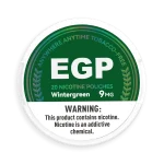 EGP Wintergreen nicotine pouches, 9 mg can