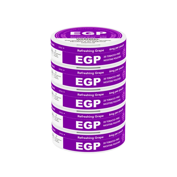 EGP Grape nicotine pouches can